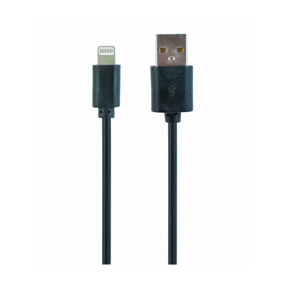 Gembird CC-USB2-AMLM-1M 1 m must USB-A – Micro-USB/Lightning laadimis- ja andmesidekaabel iPhone 5/6 jaoks