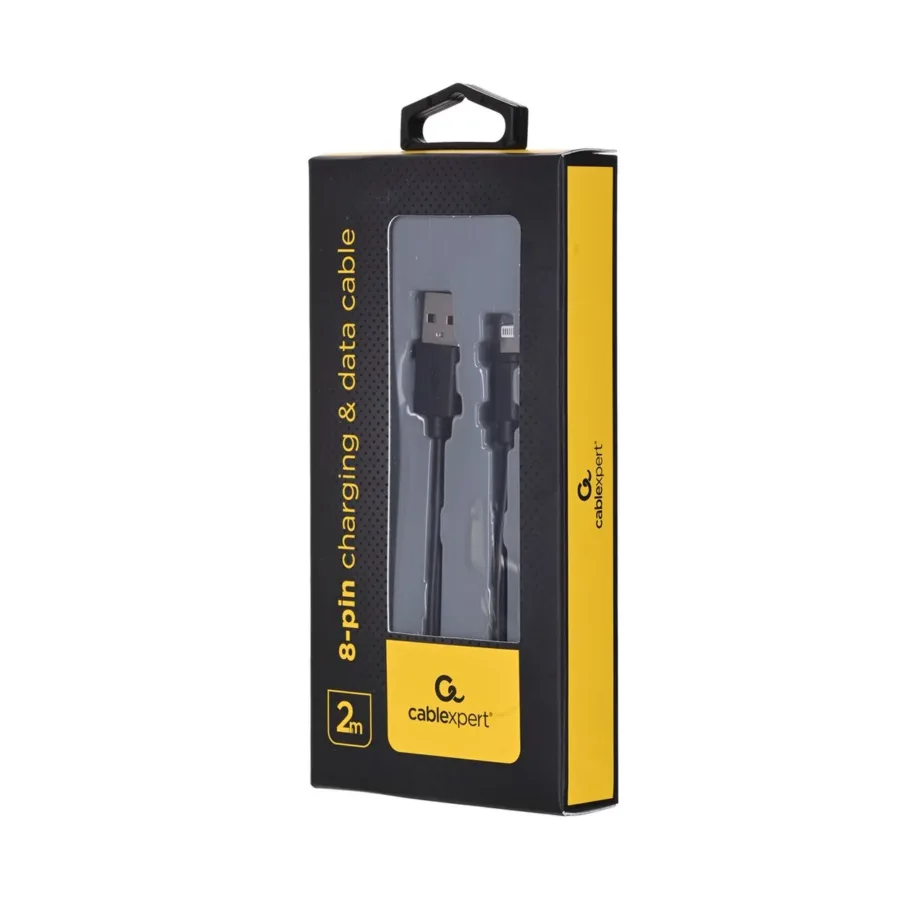 Gembird CC-USB2-AMLM-2M 2 m must USB 2.0 Lightning–USB A kaabel Apple iPhone 5/6 jaoks – 4