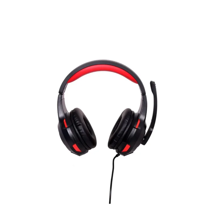 Gembird GHS-U-5.1-01 USB 2 m must/punane mänguri peapaelaga kõrvaklapid mikrofoniga Windowsile
