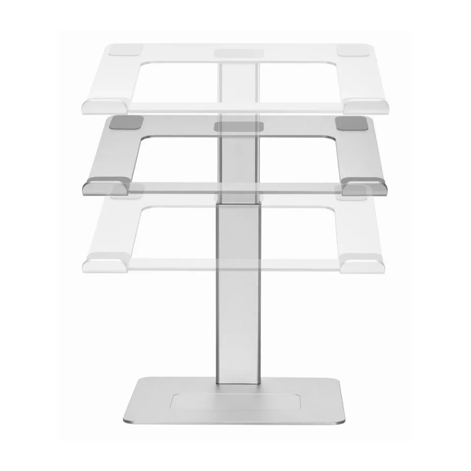 Gembird NBS-D1-02 alumiiniumist reguleeritav sülearvutialus 15,6″ (max 5 kg), hõbedane – 17