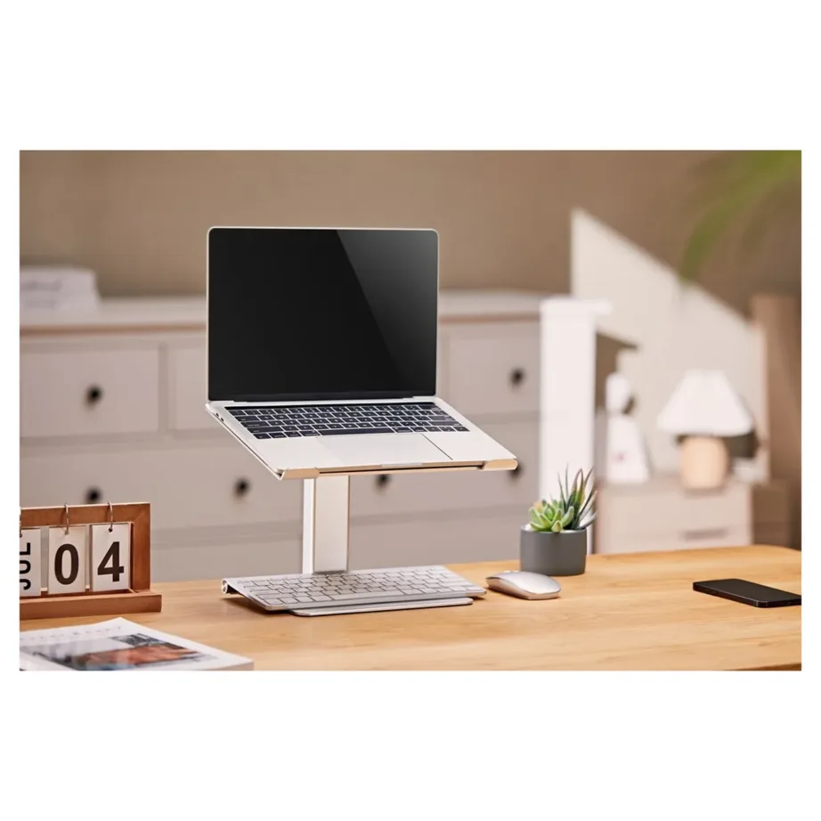 Gembird NBS-D1-02 alumiiniumist reguleeritav sülearvutialus 15,6″ (max 5 kg), hõbedane – 20