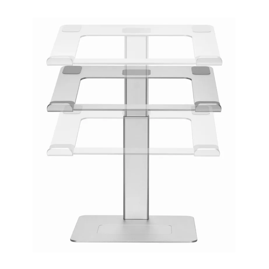 Gembird NBS-D1-02 alumiiniumist reguleeritav sülearvutialus 15,6″ (max 5 kg), hõbedane – 22