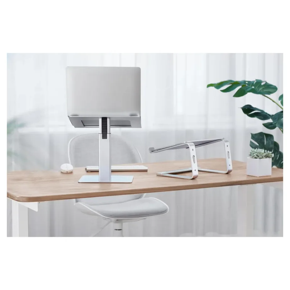 Gembird NBS-D1-02 alumiiniumist reguleeritav sülearvutialus 15,6″ (max 5 kg), hõbedane – 7