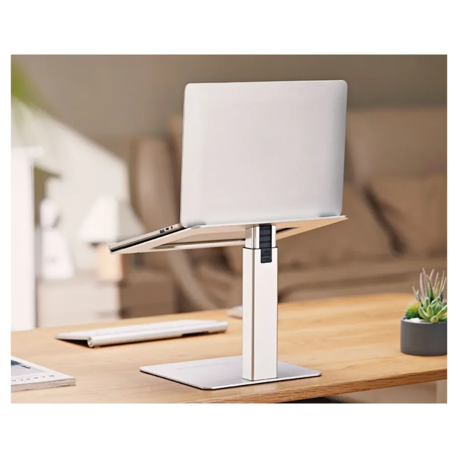 Gembird NBS-D1-02 alumiiniumist reguleeritav sülearvutialus 15,6″ (max 5 kg), hõbedane – 9