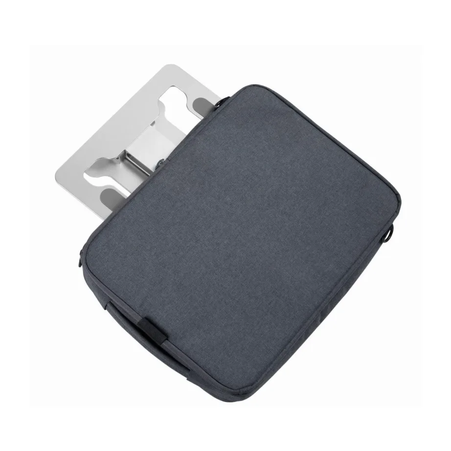 Gembird NBS-D1-03 hõbedane alumiiniumist kokkupandav ja reguleeritav sülearvutialus kuni 15,6″ (5 kg) – 21