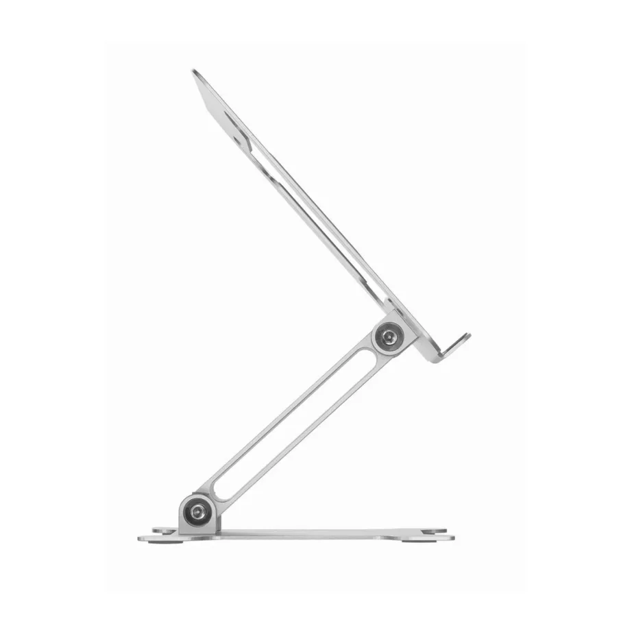 Gembird NBS-D1-03 hõbedane alumiiniumist kokkupandav ja reguleeritav sülearvutialus kuni 15,6″ (5 kg) – 27