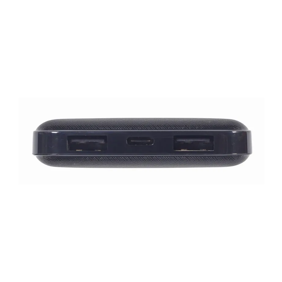 Gembird PB10-02 10000 mAh must LiPo akupank, 2x USB-A, USB-C, Micro-USB, ülelaadimis- ja ületühjenemiskaitsega, nutitelefonidele - 4