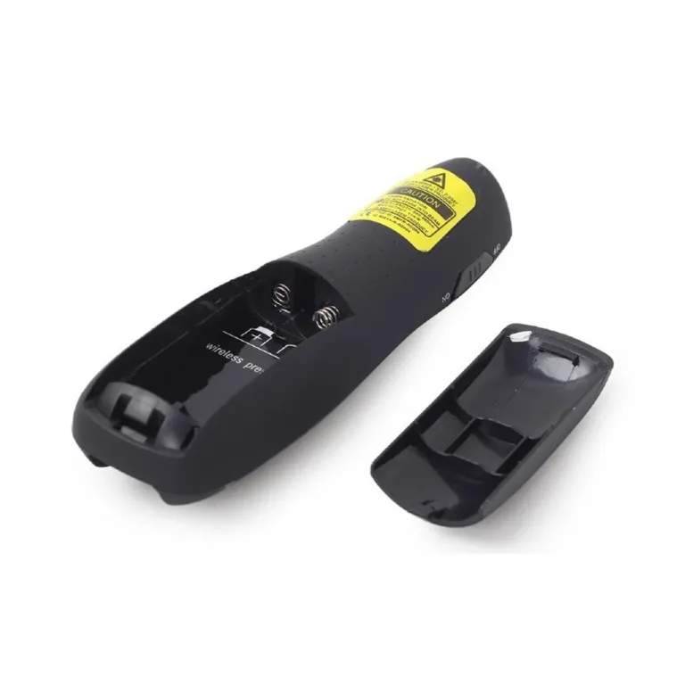 Gembird WP-L-12 IR juhtmevaba kaugjuhtimispult projektoriekraanile, USB-vastuvõtjaga, must, 105x38x25 mm