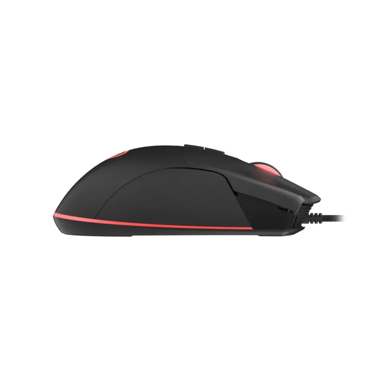 Genesis Krypton 290 NMG-1771 6400 DPI must RGB valgustusega paremakäeline optiline mängurihiir USB-ga