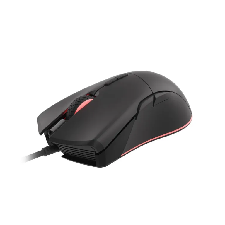 Genesis Krypton 290 NMG-1771 6400 DPI must RGB valgustusega paremakäeline optiline mängurihiir USB-ga