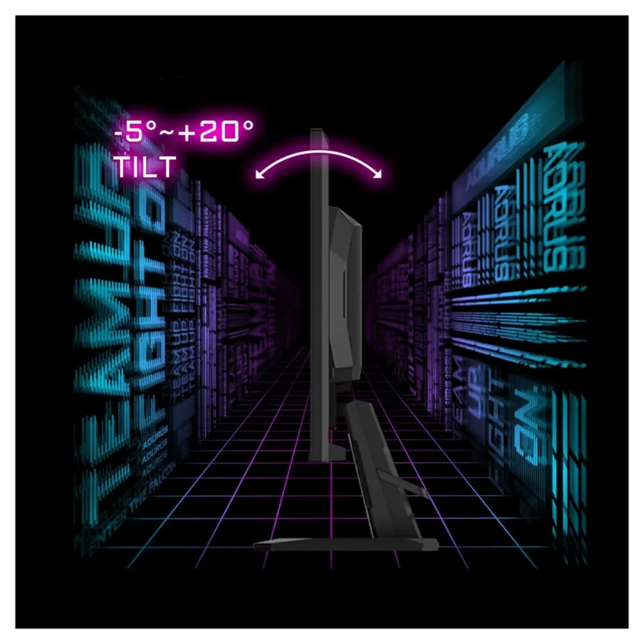 Gigabyte GS25F2 25″ FHD 200Hz 1ms SS-IPS mängurimonitor, HDR10, 300 cd/m², 2xHDMI 2.0, DisplayPort 1.4, must – 2