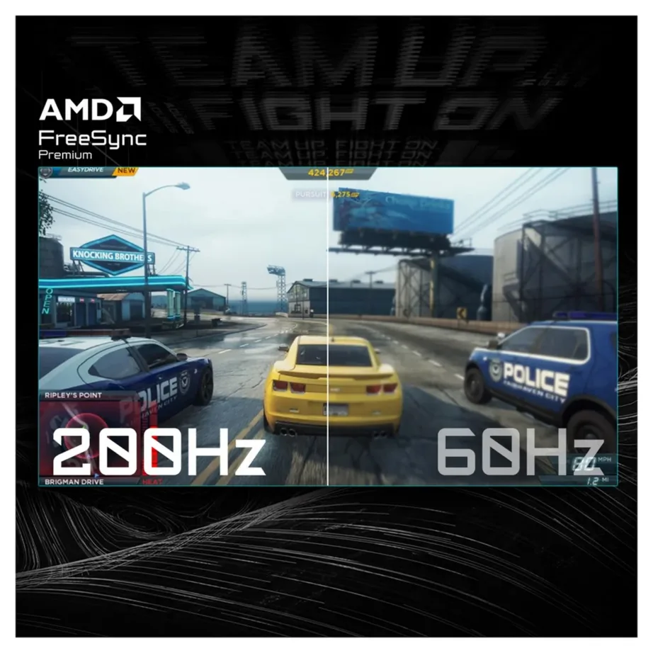 Gigabyte GS25F2 25″ FHD 200Hz 1ms SS-IPS mängurimonitor, HDR10, 300 cd/m², 2xHDMI 2.0, DisplayPort 1.4, must – 10