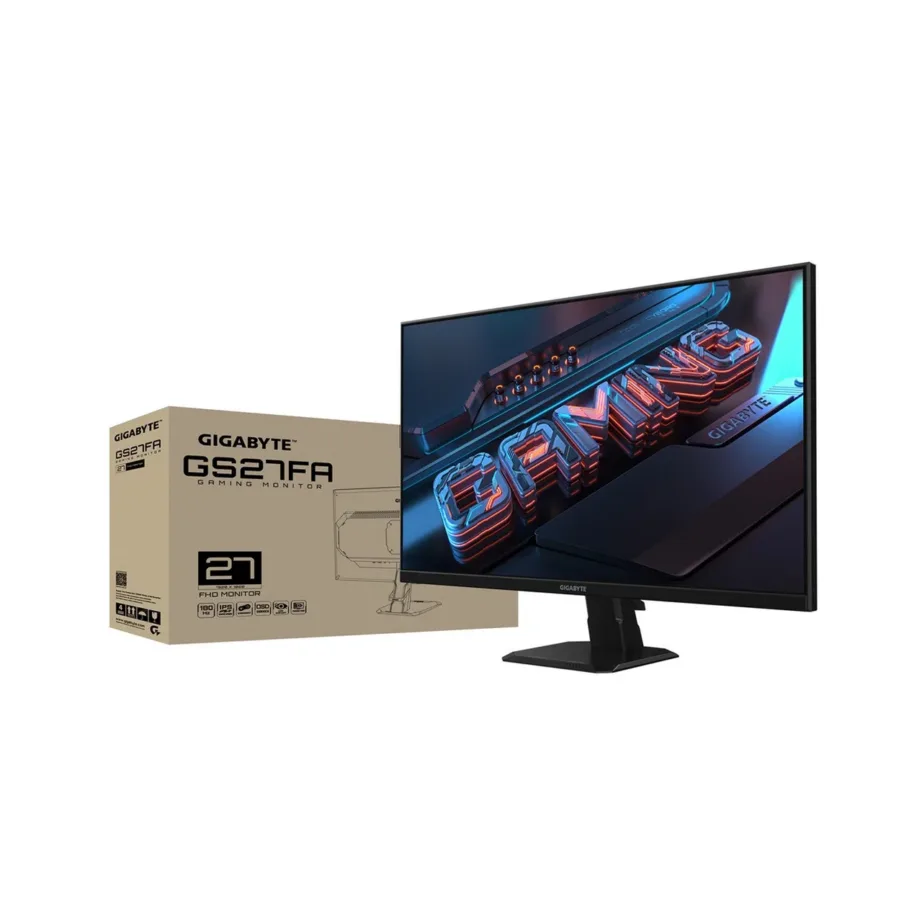 Gigabyte GS27FA 27″ 180 Hz IPS Full HD LED mängumonitor, must – 7