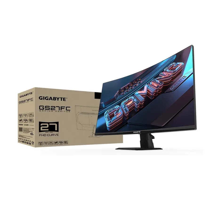 Gigabyte GS27FC 27″ 180 Hz kumer Full HD VA LED mängumonitor, 1920×1080, must – 8