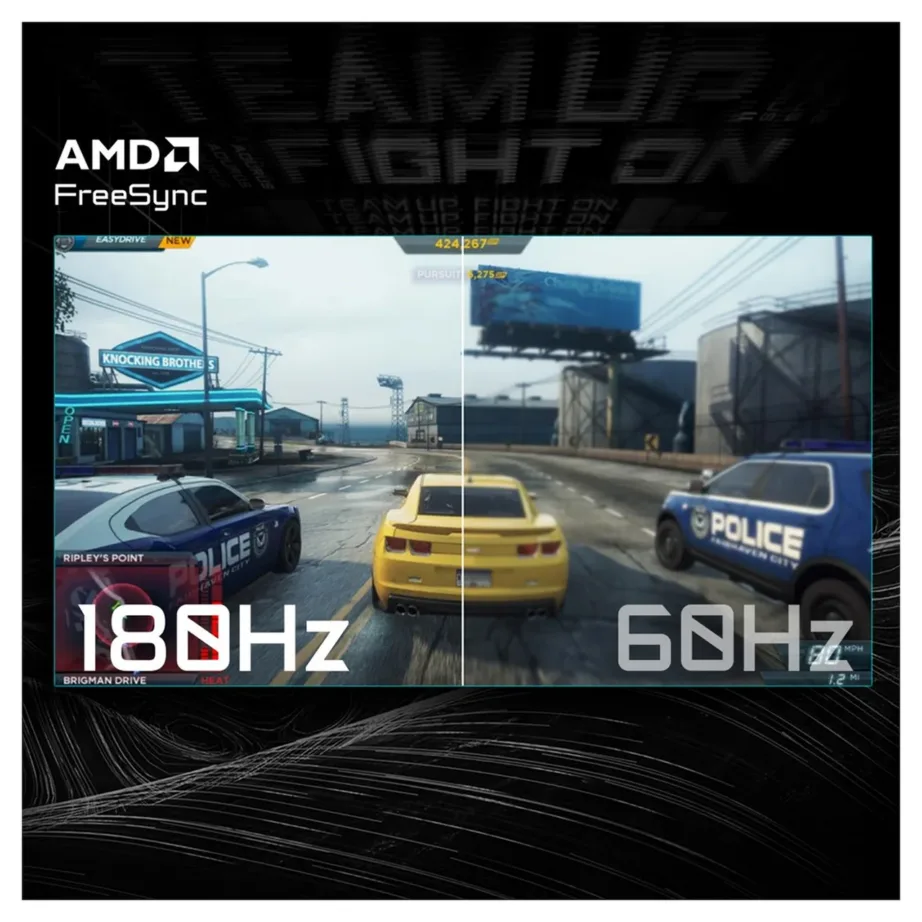 Gigabyte GS27QCA 27″ 180 Hz 2560×1440 QHD kumer VA LED-gaming-monitor, must – 2