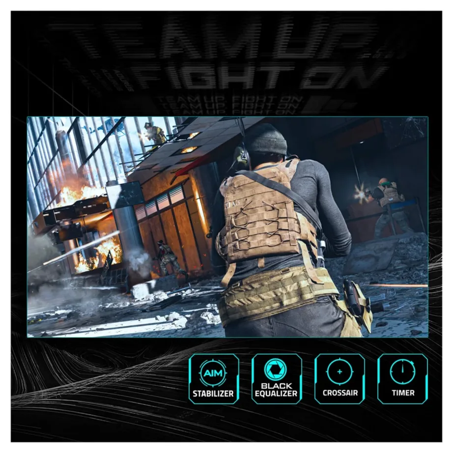 Gigabyte GS27QCA 27″ 180 Hz 2560×1440 QHD kumer VA LED-gaming-monitor, must – 12