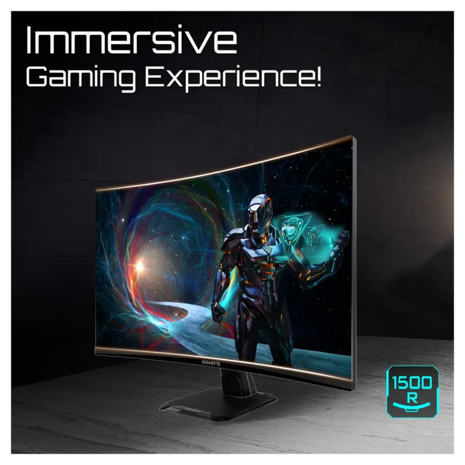 Gigabyte GS27QCA 27″ 180 Hz 2560×1440 QHD kumer VA LED-gaming-monitor, must – 13