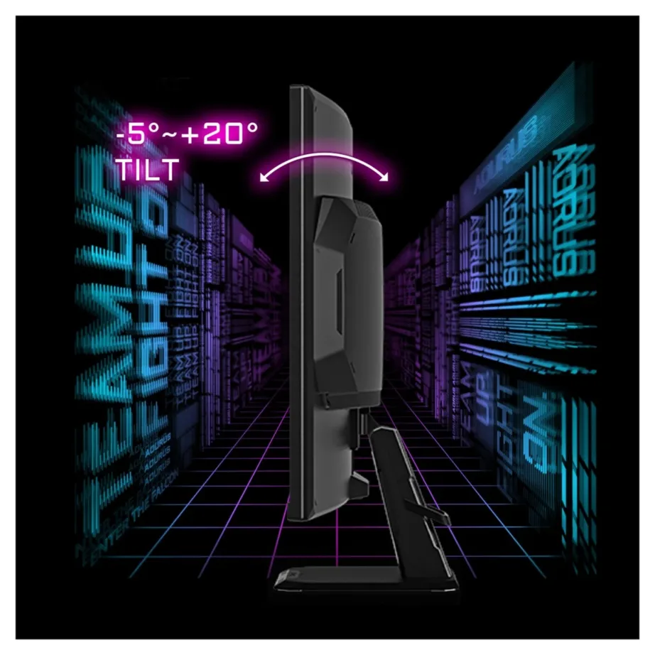 Gigabyte GS27QCA 27″ 180 Hz 2560×1440 QHD kumer VA LED-gaming-monitor, must – 5