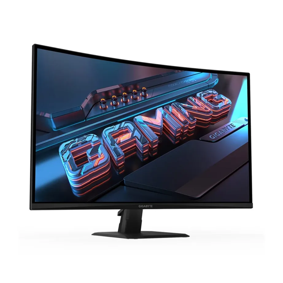 Gigabyte GS32QCA 31,5″ 180 Hz kumer QHD VA LED mängumonitor, FreeSync, must – 3