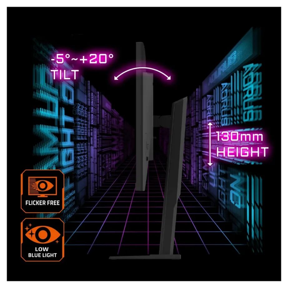 Gigabyte M27UA 27″ 4K UHD 160Hz 1 ms SS-IPS mängurimonitor HDR400, FreeSync Premium, HDMI 2.1, must – 14