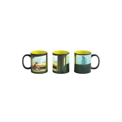 Good Loot 450 ml keraamiline termokruus Cyberpunk 2077 teemaga, must/kollane