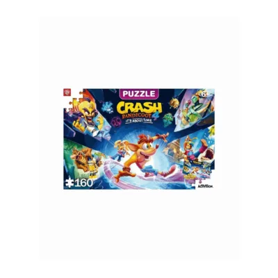 Good Loot 5908305240365 160-osaline Crash Bandicoot 4: It's About Time laste pusle, 41x27,5 cm plakati ja mitmevärviliste tükkidega, alates 6. eluaastast