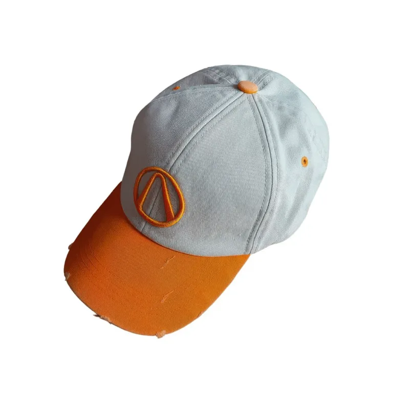 Good Loot Borderlands 4 Vault Hunter valge/oranž puuvillane reguleeritav nokamüts, universaalne suurus, 1 tk