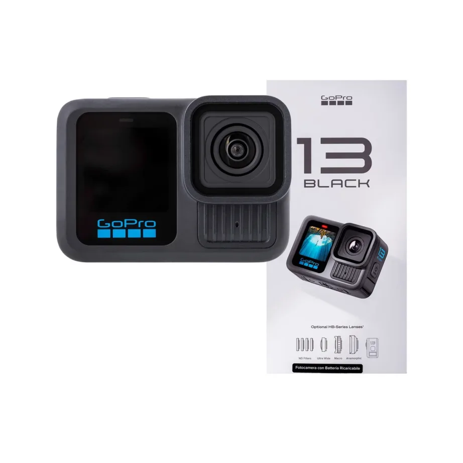 GoPro HERO13 Black CHDHX-131-RW 27,6 MP 5.3K Ultra HD veekindel tegevuskaamera, Wi-Fi, GPS, 1900mAh aku, must