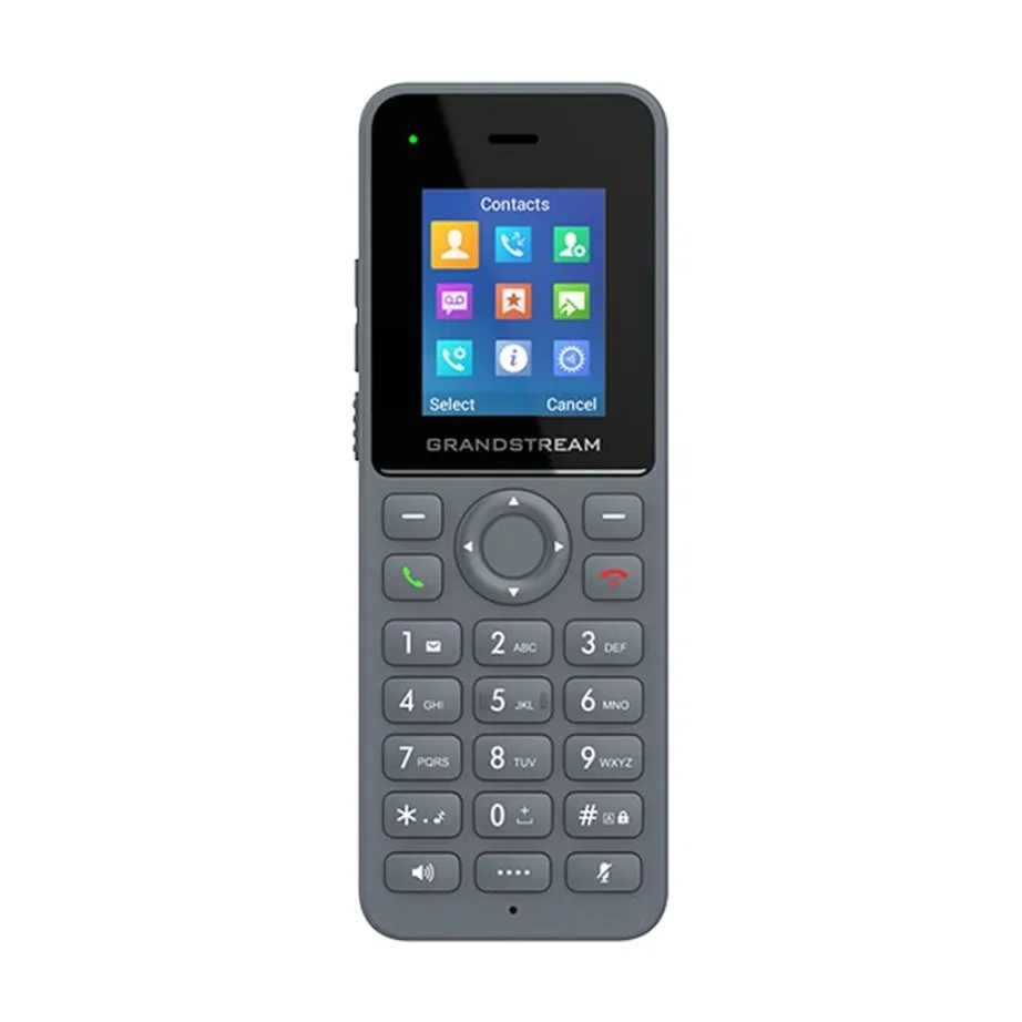 Grandstream DP725 hall juhtmevaba IP-telefon 20 liinile, TFT-ekraan, 400 m leviala – 3