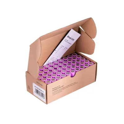 Green Cell 50GC18650NMC26 50×18650 3,6 V 2600 mAh roosad liitiumioonlaetavad akud kuni 1000 tsüklit karbis