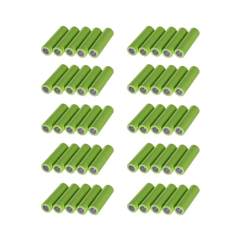 Green Cell 50GC18650NMC29 50x 18650 3,7V 2900mAh laetav liitiumioonaku, kuni 1000 laadimistsüklit, ülekuumenemis- ja ülelaadimiskaitse