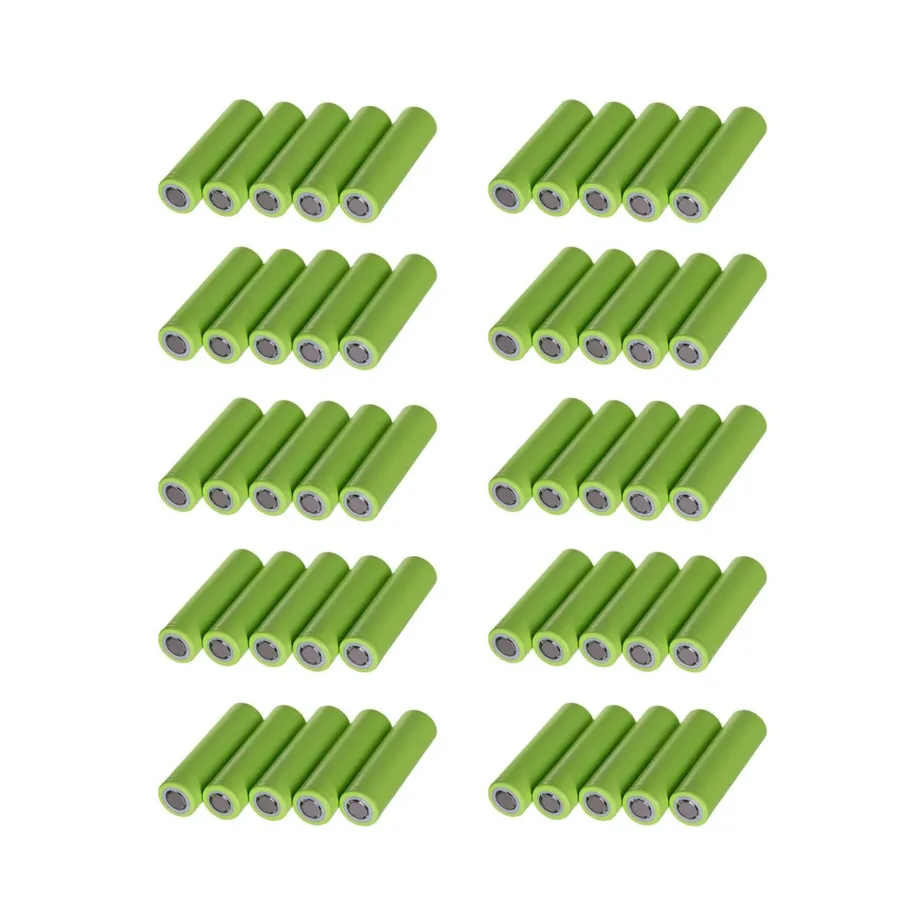 Green Cell 50GC18650NMC29 50x 18650 3,7V 2900mAh laetav liitiumioonaku, kuni 1000 laadimistsüklit, ülekuumenemis- ja ülelaadimiskaitse – 3