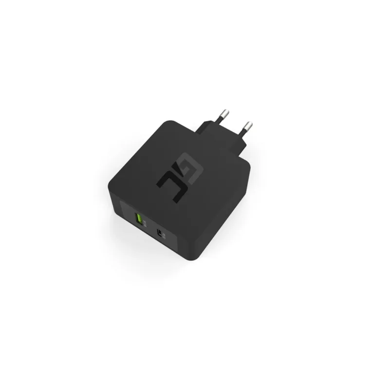 Green Cell CHAR10 must 45 W USB-C/USB-A siseruumide kiirlaadija, AC toide, PD 3.0, universaalne, Type-C kaabel kaasas