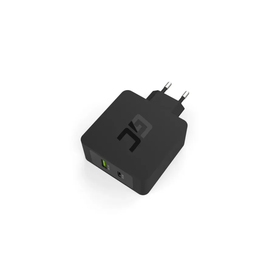 Green Cell CHAR10 must 45 W USB-C/USB-A siseruumide kiirlaadija, AC toide, PD 3.0, universaalne, Type-C kaabel kaasas – 4
