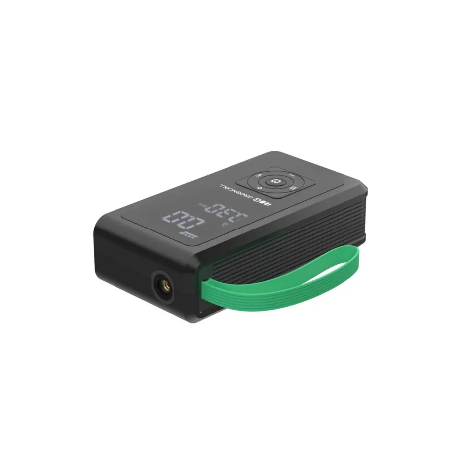 Green Cell CJSGC03 8000 mAh Li-Ion autokäivitaja ja akupank OLED-ekraani, taskulambi, USB-C/USB-A, 500 A, must/heleroheline – 17