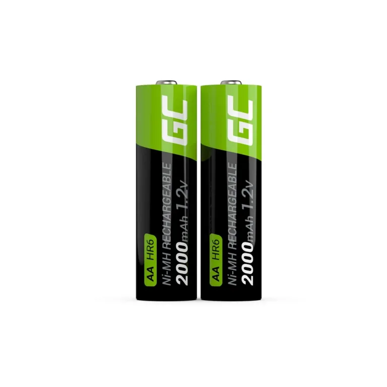Green Cell GR06 AA 2000 mAh NiMH taaslaetav aku 1,2 V, 2 tk komplektis