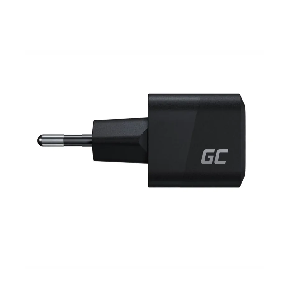 Green Cell PowerGaN CHARGC06 33W USB-C must seinakiirlaadija PD 3.0 ja QC 3.0 universaalsetele seadmetele – 4