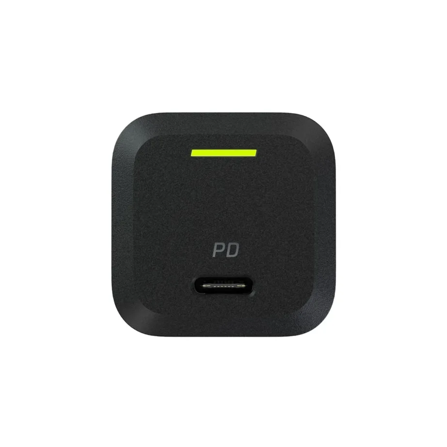 Green Cell PowerGaN CHARGC06 33W USB-C must seinakiirlaadija PD 3.0 ja QC 3.0 universaalsetele seadmetele – 5