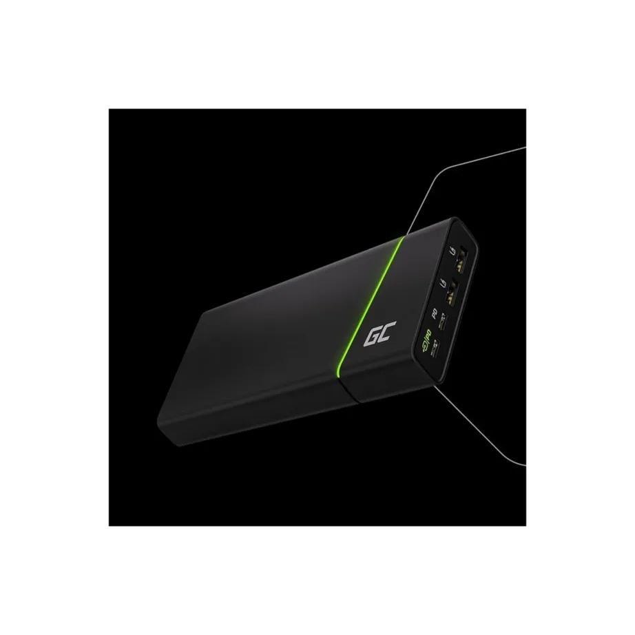 Green Cell PowerPlay Ultra PBGC04 26800 mAh 128W grafiit akupank 2×USB-C, 2×USB-A, kiirlaadimise ja kaitsefunktsioonidega – 2