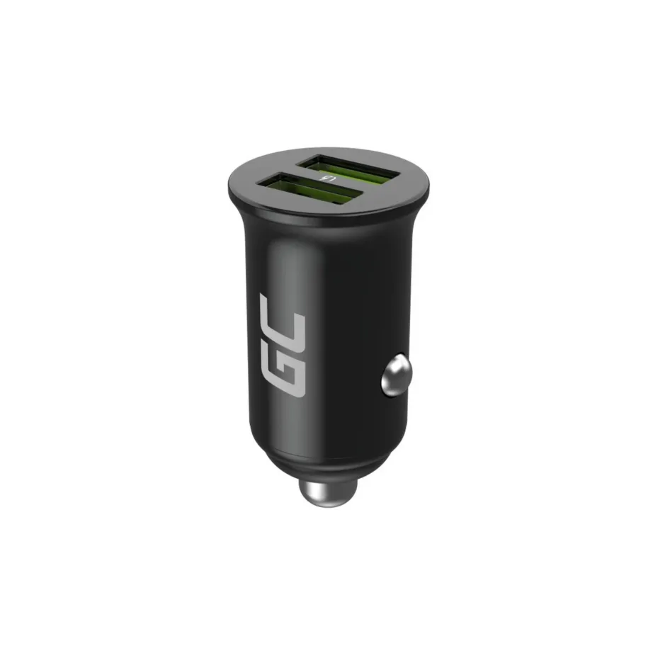 Green Cell PowerRide Nano36 CADM-GC-36AA 36W 2x USB-A alumiiniumist autolaadija kiirlaadimisega – 8