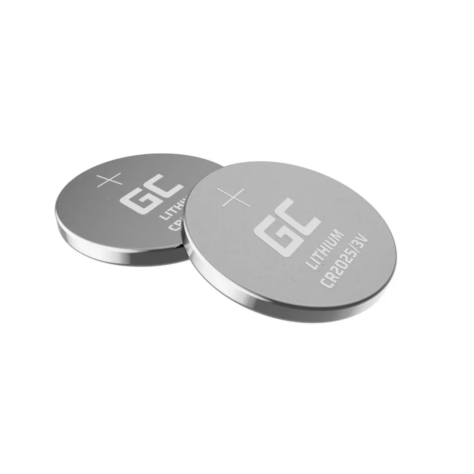 Green Cell XCR04 CR2025 3V 160mAh hõbedane liitiumnööpelement, 10 tk blisterpakendis – 3