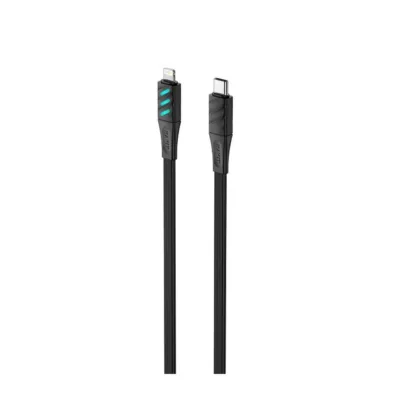 Havit CB6255 1 m must USB-C–Lightning 27 W kiirlaadimiskaabel Apple seadmetele