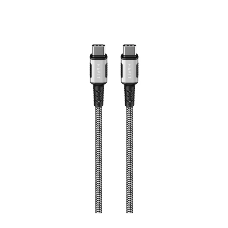 Havit CB6297 1 m must USB-C–USB-C 60W magnetiline laadimiskaabel