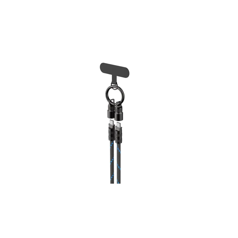 Havit CB6340 1,2 m must USB-C kiirlaadimiskaabel, 60W PD tugi - 2