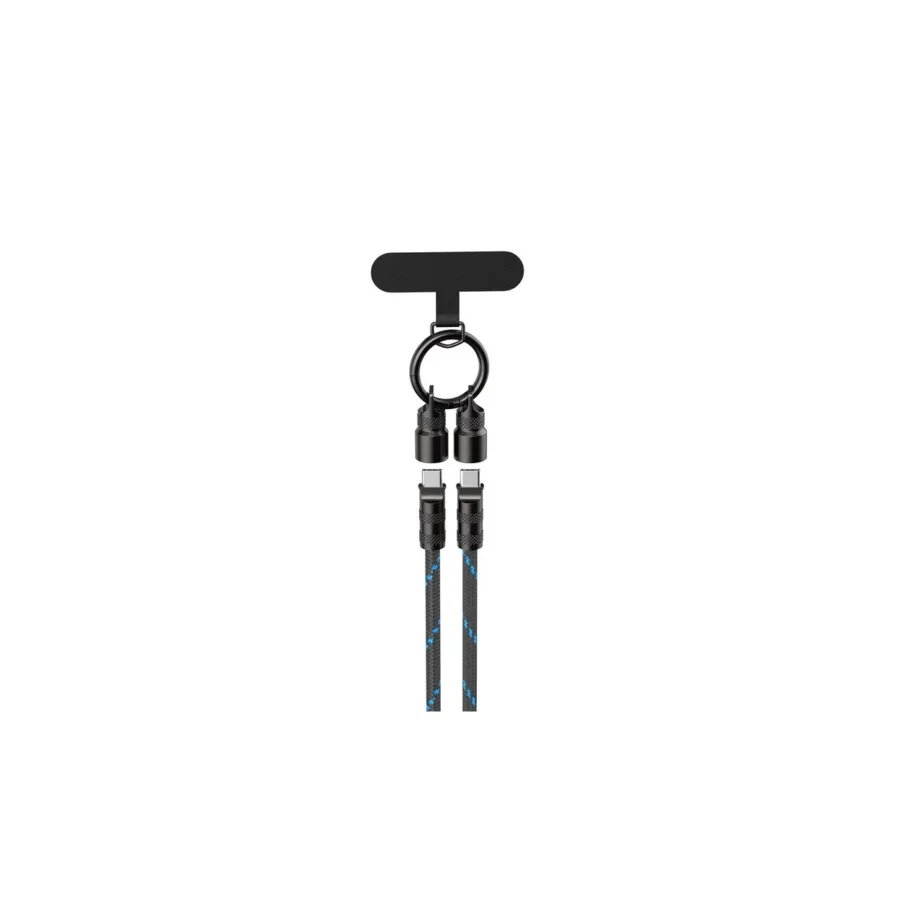 Havit CB6340 1,2 m must USB-C kiirlaadimiskaabel, 60W PD tugi - 3