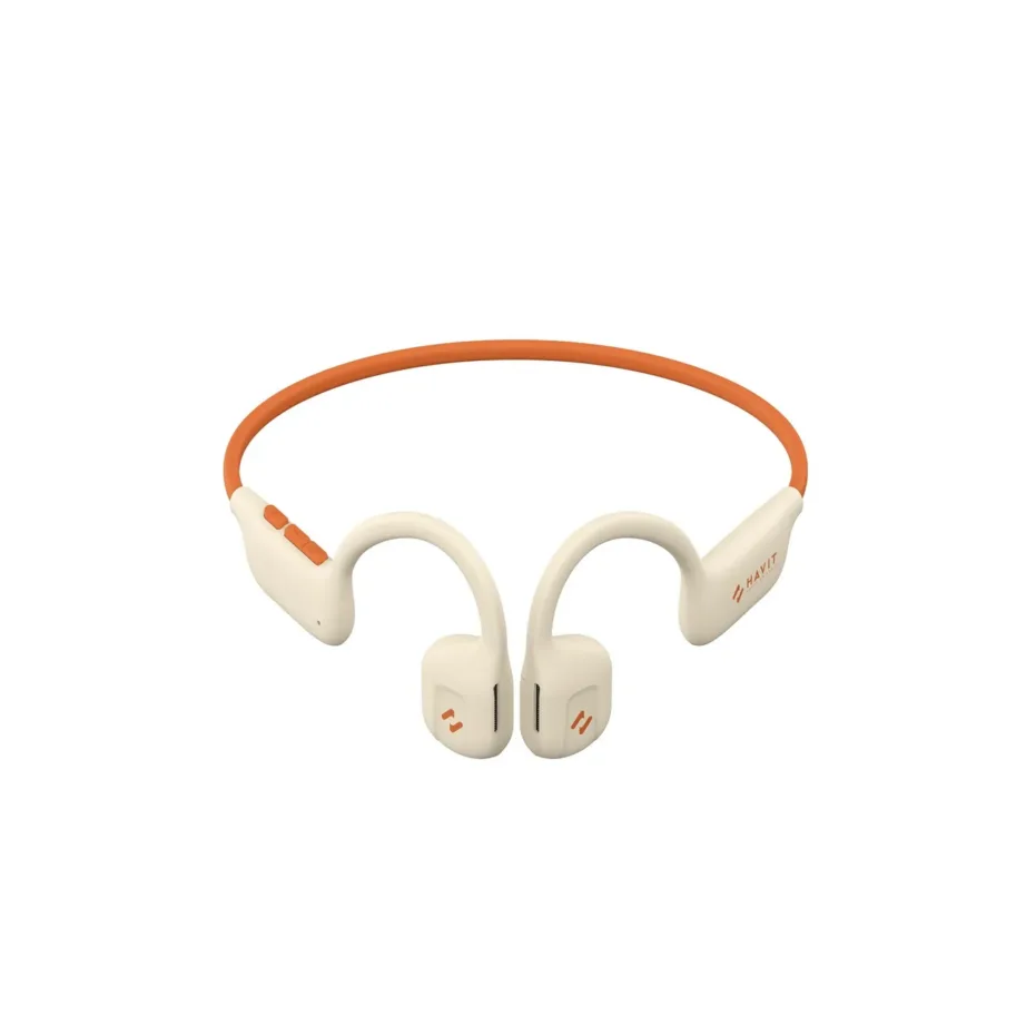 Havit E510BT Freego1 Air 22g beež juhtmevaba avatud binauraalne õhujuhtivusega Bluetooth 5.3 kõrvaklapid muusika ja kõnede jaoks, 12h aku, USB-C - 2