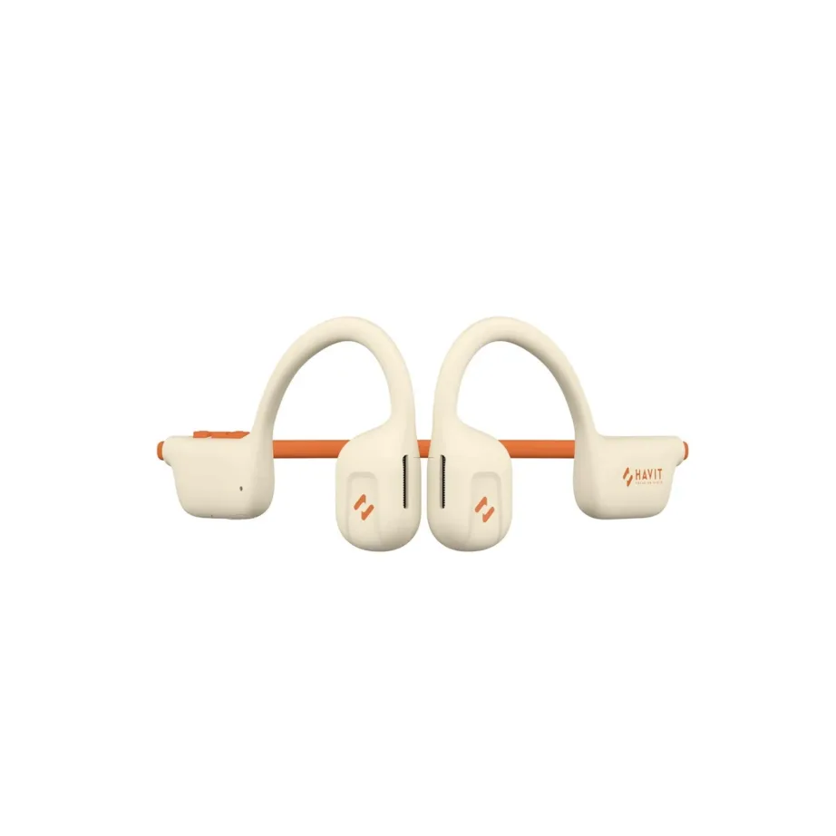 Havit E510BT Freego1 Air 22g beež juhtmevaba avatud binauraalne õhujuhtivusega Bluetooth 5.3 kõrvaklapid muusika ja kõnede jaoks, 12h aku, USB-C - 3