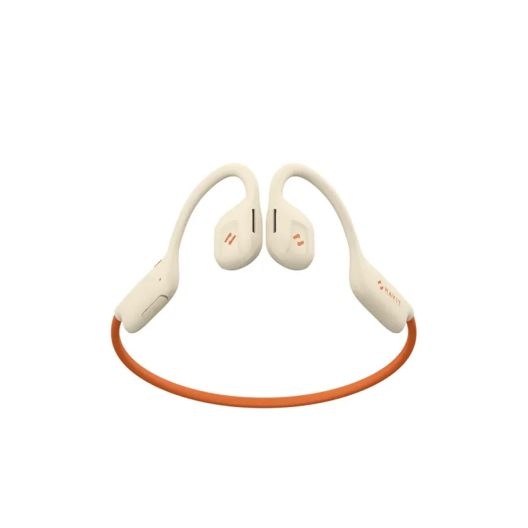 Havit E510BT Freego1 Air 22g beež juhtmevaba avatud binauraalne õhujuhtivusega Bluetooth 5.3 kõrvaklapid muusika ja kõnede jaoks, 12h aku, USB-C