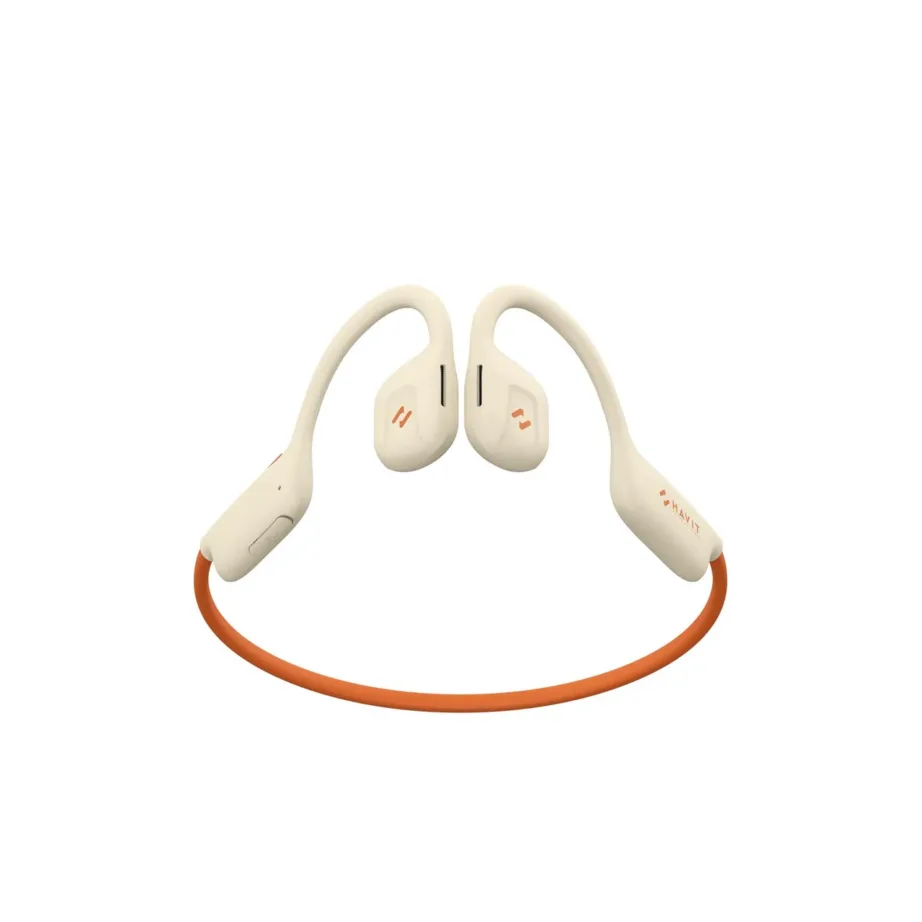 Havit E510BT Freego1 Air 22g beež juhtmevaba avatud binauraalne õhujuhtivusega Bluetooth 5.3 kõrvaklapid muusika ja kõnede jaoks, 12h aku, USB-C - 4