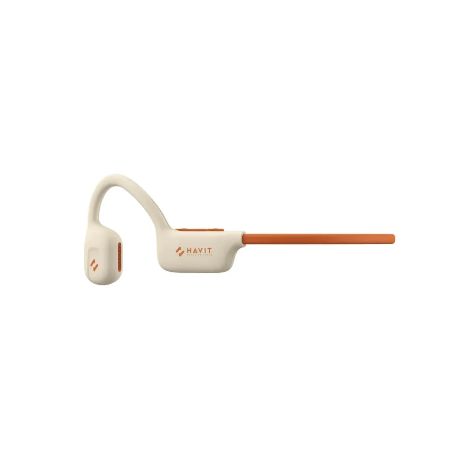 Havit E510BT Freego1 Air 22g beež juhtmevaba avatud binauraalne õhujuhtivusega Bluetooth 5.3 kõrvaklapid muusika ja kõnede jaoks, 12h aku, USB-C - 5